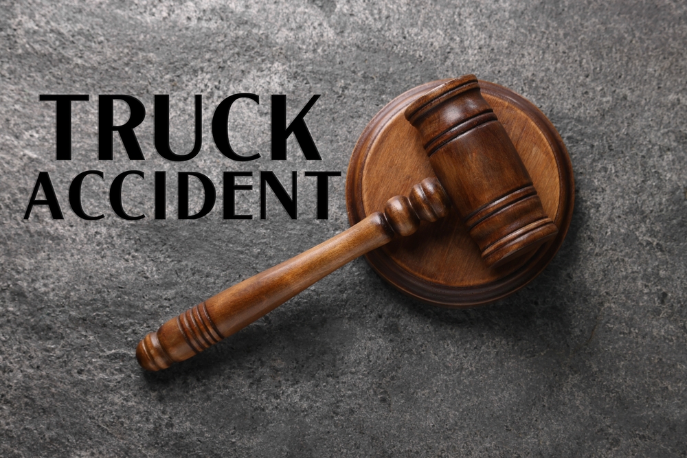 truck accident attorney and gavel 